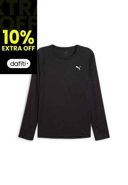 Camisa Deportiva Puma M Run Velocity LongSleeve Negro Hombre