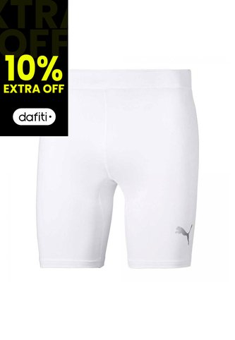 Pantaloneta Deportiva Puma Liga Baselayer Blanco Para Hombre Puma