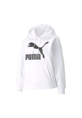 Busos Con Capucha Puma Originales Classics Logo Blanco Mujer Puma
