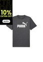 Camisa Deportiva Puma Ess No.1 Logo Heather Gris Para Hombre de Puma