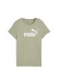 Camisa Deportiva Puma Original Ess No1 Logo Verde Mujer de Puma