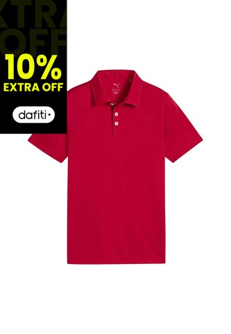 Camisas Tipo Polo Puma Originales Pure 2.0 B Rojo Para Niños Puma