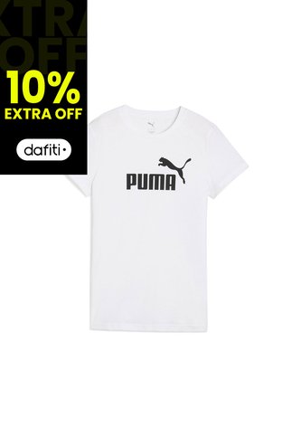 Tshirt Camisa Puma Ess No. 1 Logo Tee Original Blanco Mujer Puma