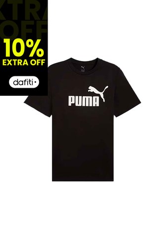 Tshirt Camisa Marca Puma Ess Logo Tee Original Negro Hombre Puma
