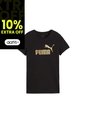 Camisa Tshirt Ess Metallic Marca Puma Original Negro Mujer de Puma