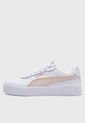 Tenis Lifestyle Blanco-Rosa Pastel PUMA Carina 2.0 Lux de Puma