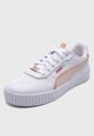 Tenis Lifestyle Blanco-Rosa Pastel PUMA Carina 2.0 Lux de Puma