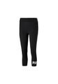 Leggings Puma Para Mujer Ess 3/4 Logo Negro de Puma
