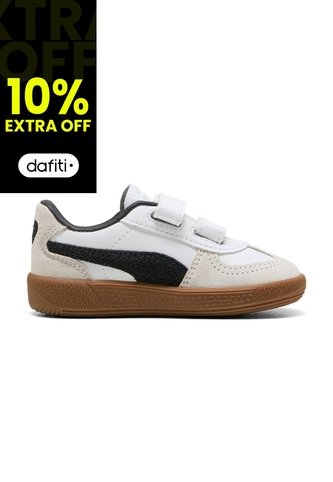 Tenis Deportivo Puma Original Palermo Lth V Inf Blanco Niños Puma