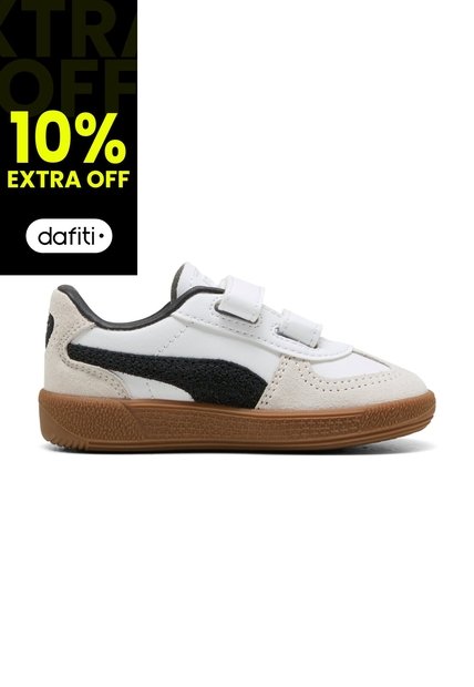 Tenis Deportivo Puma Original Palermo Lth V Inf Blanco Niños