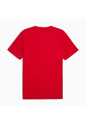 Camisa Deportiva Puma Originales Essentials Logo Rojo Hombre