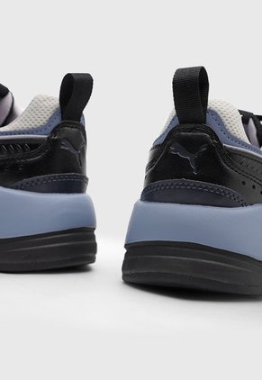 Tenis Lifestyle Negro-Blanco-Azul Petróleo Puma X-Ray Speed