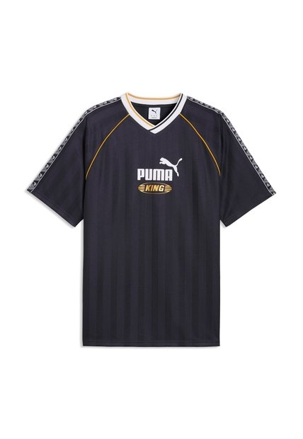 Camisa Deportiva Puma Original King Relaxed Azul Para Hombre