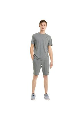 Short Puma Para Hombre Ess Jersey Shorts Gris