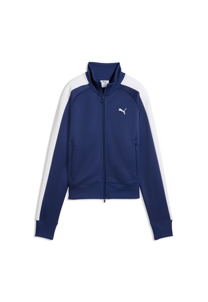 Chaqueta Deportivas Puma T7 Always On Short Track Azul Mujer