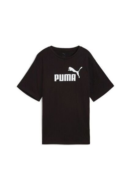 Camisa Deportiva Puma Ess No.1 Logo Relaxed Negro Mujer