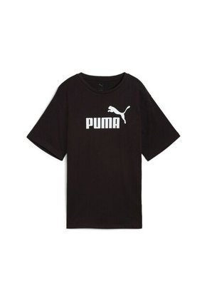 Camisa Deportiva Puma Ess No.1 Logo Relaxed Negro Mujer