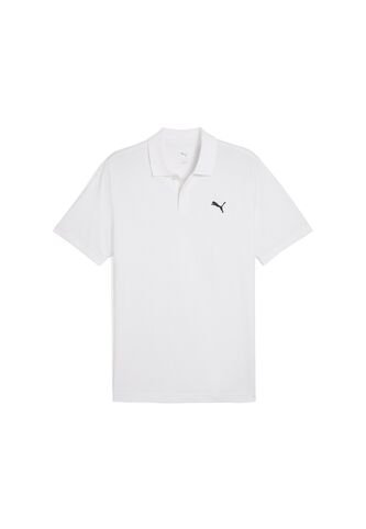 Camisa Tipo Polo Puma Ess Small Log Pique Blanco Hombre Puma