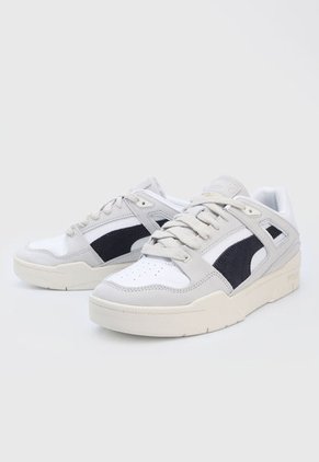 Tenis Lifestyle Beige-Blanco-Azul Puma Slipstream Lux
