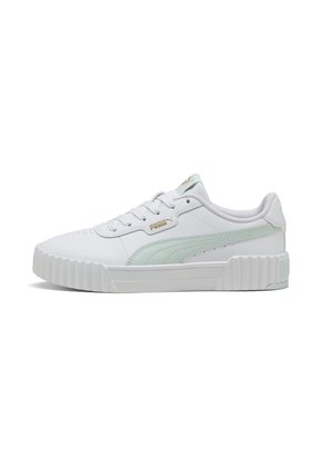 Tenis Zapatillas Marca Puma Original Carina 30 Blanco Mujer