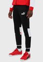 Jogger Negro-Blanco-Rojo Puma de Puma