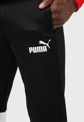 Jogger Negro-Blanco-Rojo Puma