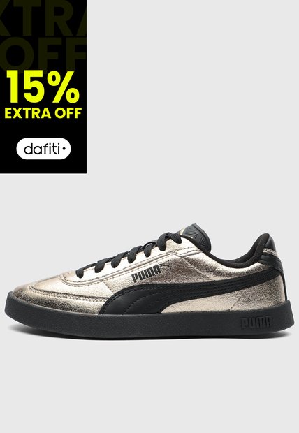 Tenis Lifestyle PUMA Club II Era Metallic Dorado