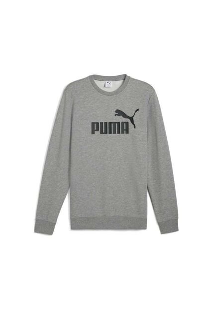 Hoodie Puma Original Ess No. 1 Logo Crew Tr Gris Hombre