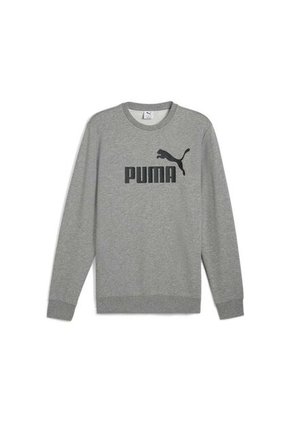 Hoodie Puma Original Ess No. 1 Logo Crew Tr Gris Hombre
