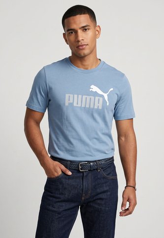 Camiseta PUMA Essentials 2 Logo No. 1  Azul Puma