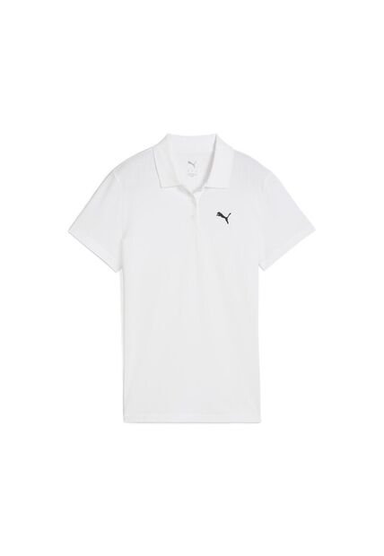 Camisas Tipo Polo Puma Originales Ess Logo Blanco Mujer