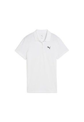 Camisas Tipo Polo Puma Originales Ess Logo Blanco Mujer