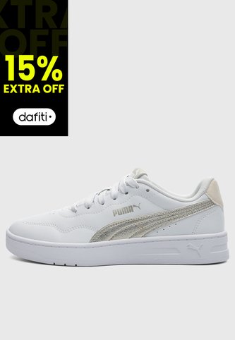 Tenis Lifestyle PUMA Court Lally Metallic Blanco Puma