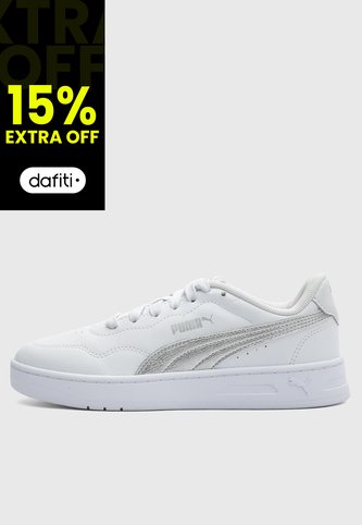 Tenis Lifestyle PUMA Court Lally Metallic Blanco Puma