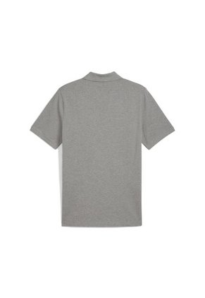 Camisa Tipo Polo Puma Ess No. 1 Logo Pique Gris Hombre