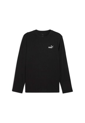 Camisa Deportiva Puma Ess No. 1 Logo Longsleeve Negro Hombre