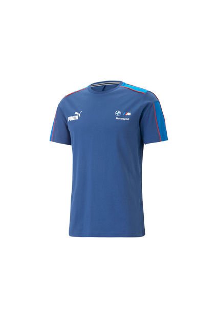 Camisa Puma Marca Para Hombre Bmw Mms Mt7 Tee Azul Original