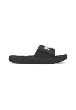 Sandalia Puma Hombre Softride Slide Massage Negro Deportivo