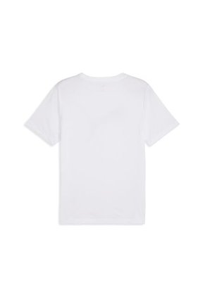 Tshirt Puma Original Essential Logo Poly Blanco Para Hombre
