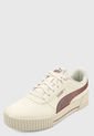 Tenis Lifestyle Beige-Oro Rosa Puma Carina Meta 20 de Puma