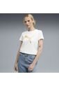 Tshirt Puma Original Essentials Metallic Blanco Para Mujer de Puma