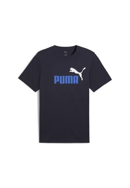 Camisa Deportiva Puma Ess 2 Color Azul  No.1 Logo Hombre