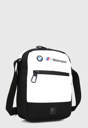 Bolso Manos Libres Blanco-Negro Puma BMW M Motorsport Lifestyle