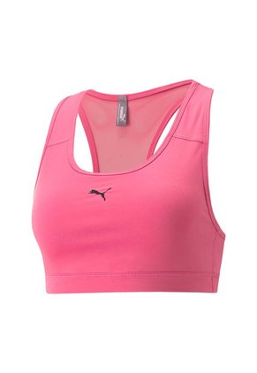 Top Bra Marca Puma Original Mid Impact 4 Keeps Rosa Mujer