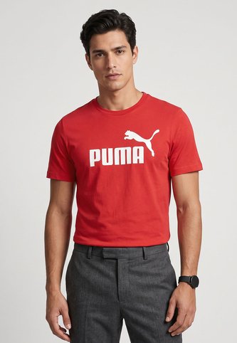 Camiseta Puma Essentials No. 1 Rojo Puma