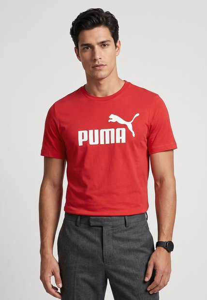 Camiseta Puma Essentials No. 1 Rojo