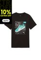 Camisa Deportiva Puma Original Graphics IV B Negro Para Niño de Puma