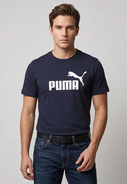 Camiseta Puma Essentials No. 1 Azul