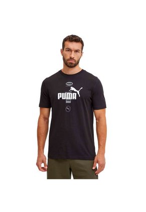 Camisa Tshirt Marca Puma Power Graphic Original Negro Hombre