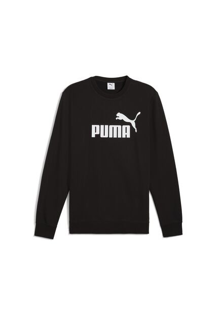 Hoodie Puma Original Ess No 1 Logo Crew Tr Negro Hombre